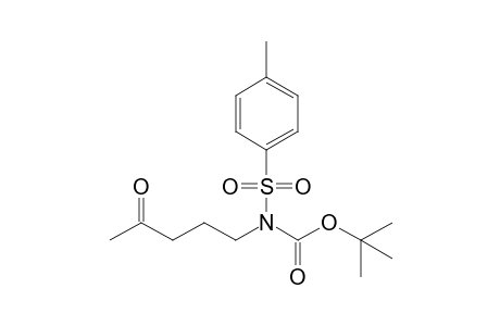 N-(t-Butoxycarbonyl)-N-(4'-oxopentyl)-4-toluenesulfonamide