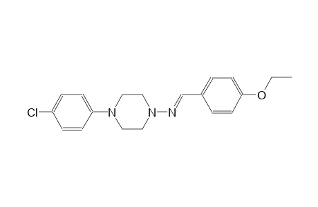 4-(4-chlorophenyl)-N-[(E)-(4-ethoxyphenyl)methylidene]-1-piperazinamine
