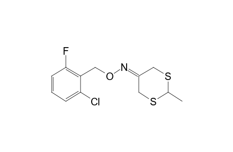 2-methyl-m-dithian-5-one, O-(2-chloro-6-fluorobenzyl)oxime