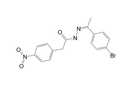 Benzeneacethydrazide, 4-nitro-N2-[1-(4-bromophenyl)ethylideno]-