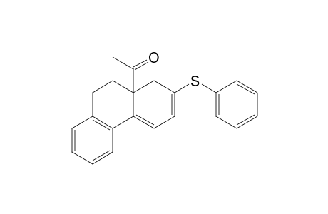 2-(Phenylthio)-10a-acetyl-9,10-dihydro-1H-phenanthrene