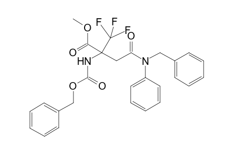 N.beta.-Benzyl-N.alpha.-benzyloxycarbonyl-N.beta.-phenyl-2-trifluoromethyl-asparagine methyl ester