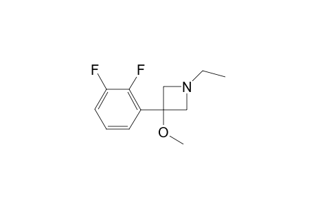 3-(2,3-difluorophenyl)-1-ethyl-3-methoxyazetidine