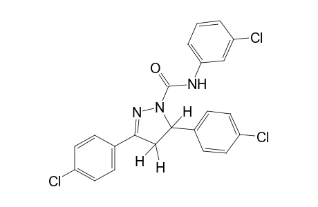 3,5-bis(p-chlorophenyl)-3'-chloro-2-pyrazoline-1-carboxanilide