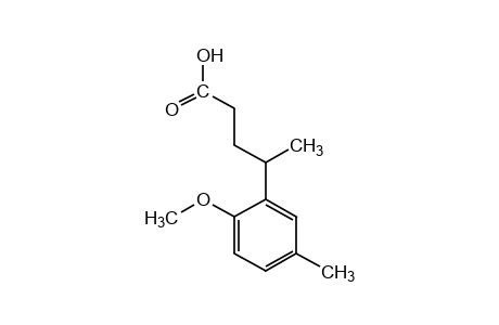 4-(6-methoxy-m-tolyl)valeric acid