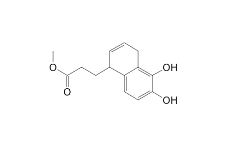 5-Methoxycarbonylethyl-1,2-dihydroxy-5,8-dihydronaphthalene