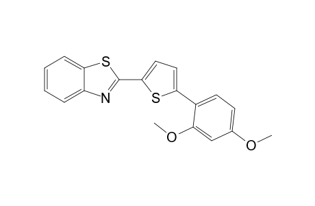 2-[5'-(2'',4''-DIMETHOXYPHENYL)-THIEN-2'-YL]-1,3-BENZOTHIAZOLE