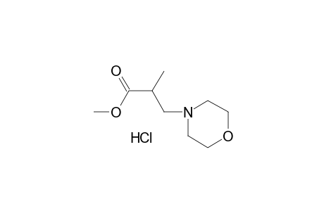 alpha-methyl-4-morpholinepropionic acid, methyl ester, hydrochloride