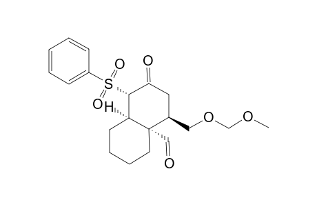 (1S,4R,4A-S,8A-R)-4-((METHOXYMETHOXY)-METHYL)-2-OXO-1-(PHENYLSULFONYL)-OCTAHYDRONAPHTHALENE-4A(2H)-CARBALDEHYDE