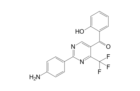 2-(4-Aminophenyl)-5-salicyloyl-4-(trifluoromethyl)pyrimidine