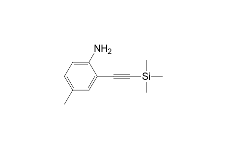 4-methyl-2-(2-trimethylsilylethynyl)aniline