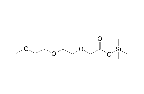 [2-(2-Methoxyethoxy)ethoxy]acetic acid, tms derivative