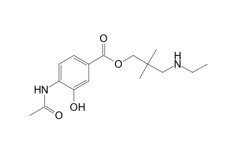 Dimethocaine-M (N-deethyl-HO-aryl-N-acetyl-) MS2