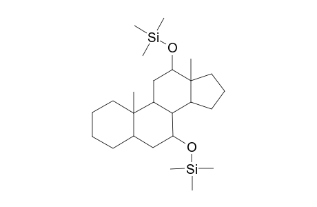 5.ALPHA.-ANDROSTANE-7.BETA.,12.BETA.-DIOL(7.BETA.,12.BETA.-DI-TRIMETHYLSILYL ETHER)