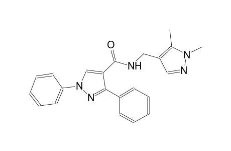 N-[(1,5-dimethyl-1H-pyrazol-4-yl)methyl]-1,3-diphenyl-1H-pyrazole-4-carboxamide