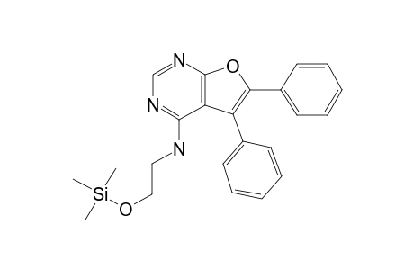 2-[(5,6-Diphenylfuro[2,3-D]pyrimidin-4-yl)amino]ethanol, tms