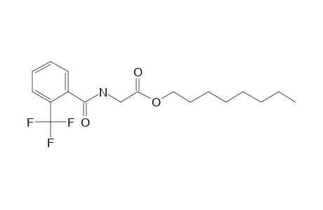 Glycine, N-(2-trifluoromethylbenzoyl)-, octyl ester