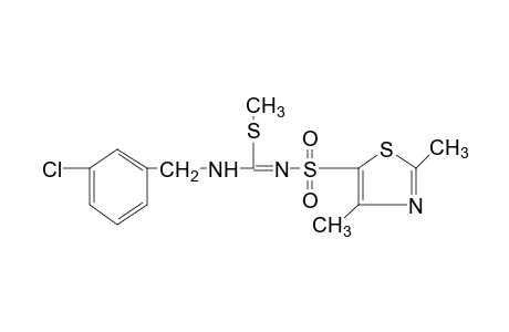 3-(m-chlorobenzyl)-1-[(2,4-dimethyl-5-thiazolyl]-2-methyl-2-thiopseudourea