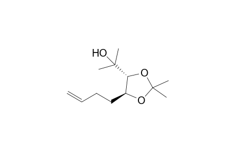 2-[(4R,5S)-5-but-3-enyl-2,2-dimethyl-1,3-dioxolan-4-yl]-2-propanol