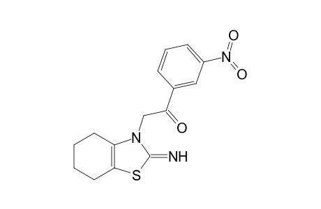 2-(2-Imino-4,5,6,7-tetrahydro-1,3-benzothiazol-3(2H)-yl)-1-(3-nitrophenyl)ethanone