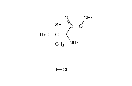 D-3-mercaptovaline, methyl ester, hydrochloride