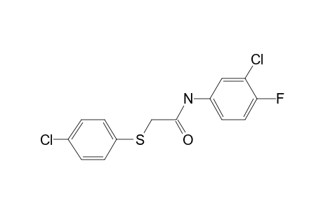 N-(3-Chloro-4-fluoro-phenyl)-2-(4-chloro-phenylsulfanyl)-acetamide