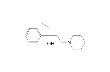 3-Phenyl-1-(1-piperidinyl)-3-pentanol