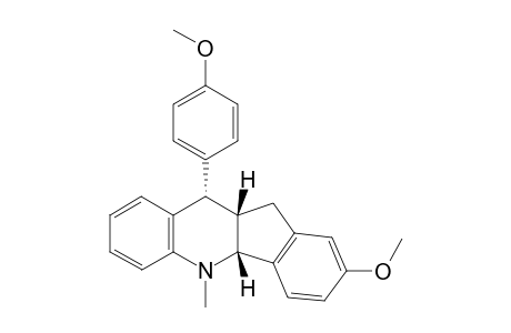 (4bR,10S,10aS)-2-methoxy-10-(4-methoxyphenyl)-5-methyl-4b,10,10a,11-tetrahydroindeno[1,2-b]quinoline