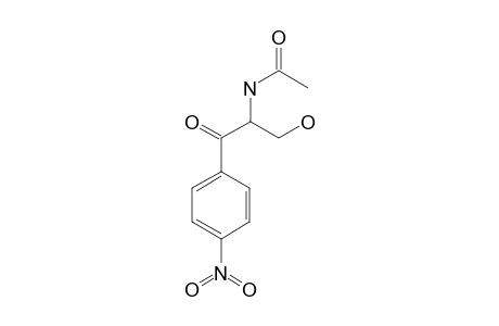 N-[α-(hydroxymethyl)-p-nitrophenacyl]acetamide