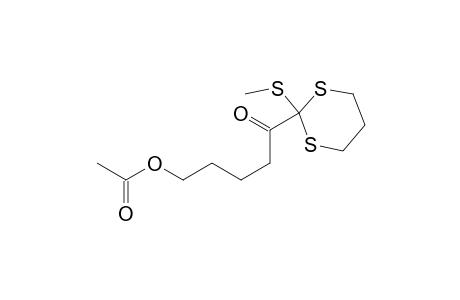 2-(5-Acetyloxy-1-oxopentyl)-2-(methylthio)-1,3-dithiane