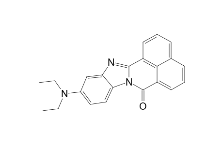 7H-benzimidazo[2,1-a]benz[de]isoquinolin-7-one, 11-(diethylamino)-