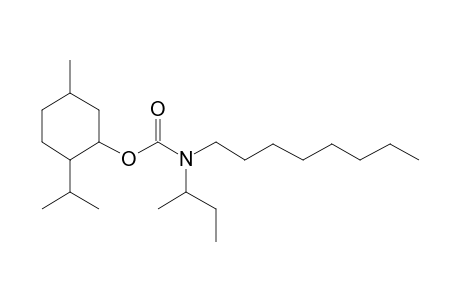 Carbonic acid, monoamide, N-(2-butyl)-N-octyl-, 1-menthyl ester