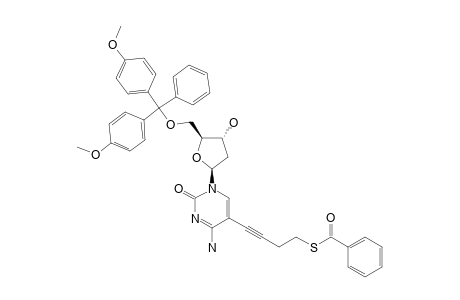 5'-O-(4,4'-DIMETHOXYTRITYL)-5-(4-BENZOYLTHIO-1-BUTYNYL)-2'-DEOXYCYTIDINE