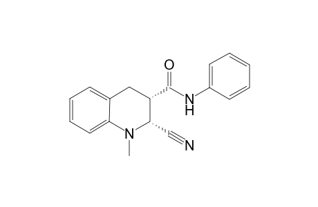 (2R*,3S*)-N-phenyl-2-cyano-1,2,3,4-tetrahydroquinoline-3-carboxamide