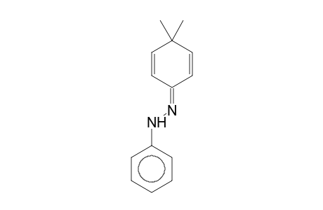 4,4-Dimethyl-2,5-cyclohexadien-1-one phenylhydrazone