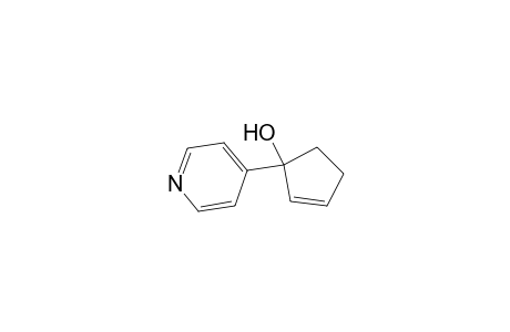 1-(4-pyridyl)cyclopent-2-en-1-ol