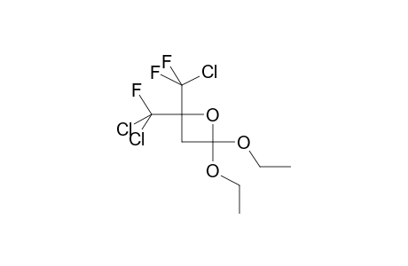 2,2-DIETHOXY-4-DIFLUOROCHLOROMETHYL-4-FLUORODICHLOROMETHYLOXETANE