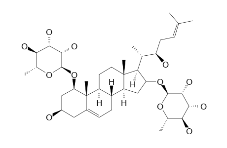 (22S)-16-BETA-[(ALPHA-L-RHAMNOPYRANOSYL)-OXY]-3-BETA,22-DIHYDROXYCHOLESTA-5,24-DIEN-1-BETA-YL-ALPHA-L-RHAMNOPYRANOSIDE