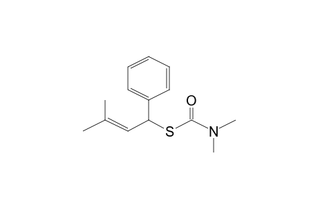 N,N-Dimethylthiocarbamic acid, S-(1-phenyl-3-methyl-2-butenyl) ester