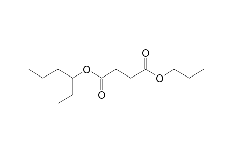 Succinic acid, 3-hexyl propyl ester