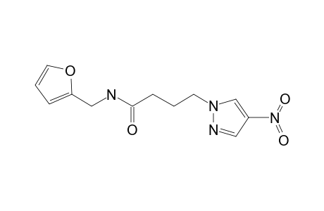 1H-Pyrazole-1-butanamide, N-(2-furanylmethyl)-4-nitro-