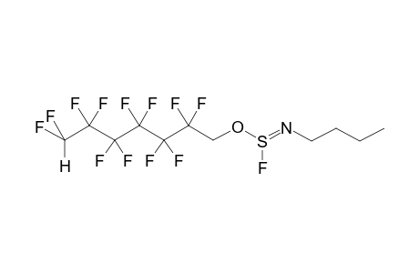 O-(1,1,7-TRIHYDROPERFLUOROHEPTYL)-N-BUTYLIMINOSULPHUROUS ACID,FLUOROANHYDRIDE