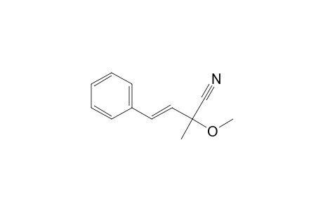 2-methoxy-2-methyl-4-phenyl-3-butennitril