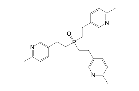 5-(2-(Bis[2-(6-methyl-3-pyridinyl)ethyl]phosphoryl)ethyl)-2-methylpyridine
