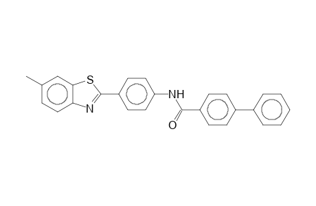 6-Methyl-2-[4-(4-phenylbenzamido)phenyl]benzothiazole