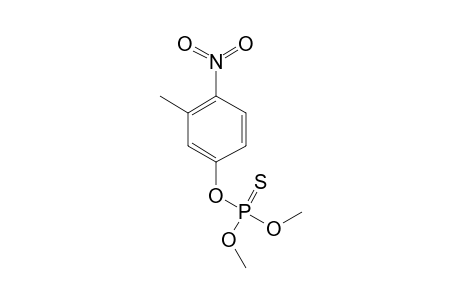 phosphorothioic acid, O,O-dimethyl O-4-nitro-m-tolyl ester