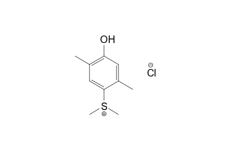 dimethyl(4-hydroxy-2,5-xylyl)sulfonium chloride