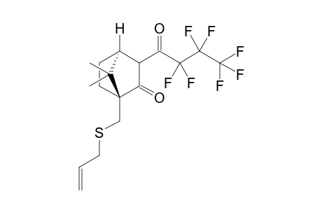 (1S,4S)-10-(Allylthio)-3-(heptafluorobutanoyl)camphor