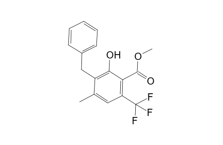 Methyl 3-Benzyl-2-hydroxy-4-methyl-6-(trifluoromethyl)benzoate