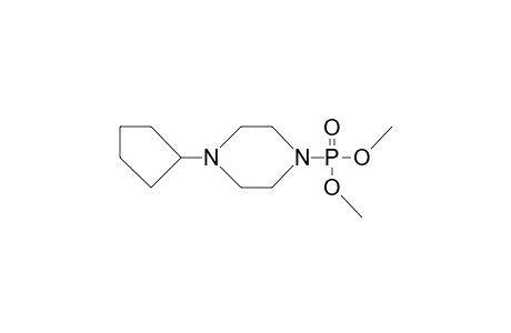 4-Cyclopentyl-1-dimethylphosphono-piperazine